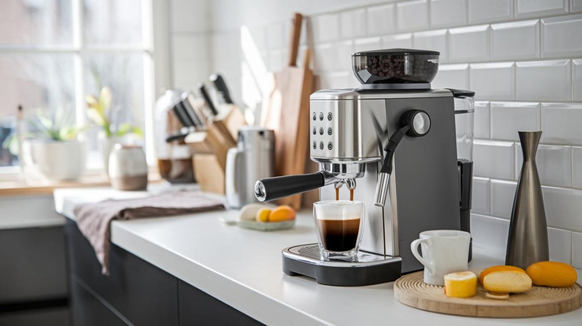 Apportez une note de raffinement à votre cuisine avec une machine à café fonctionnelle et économique
