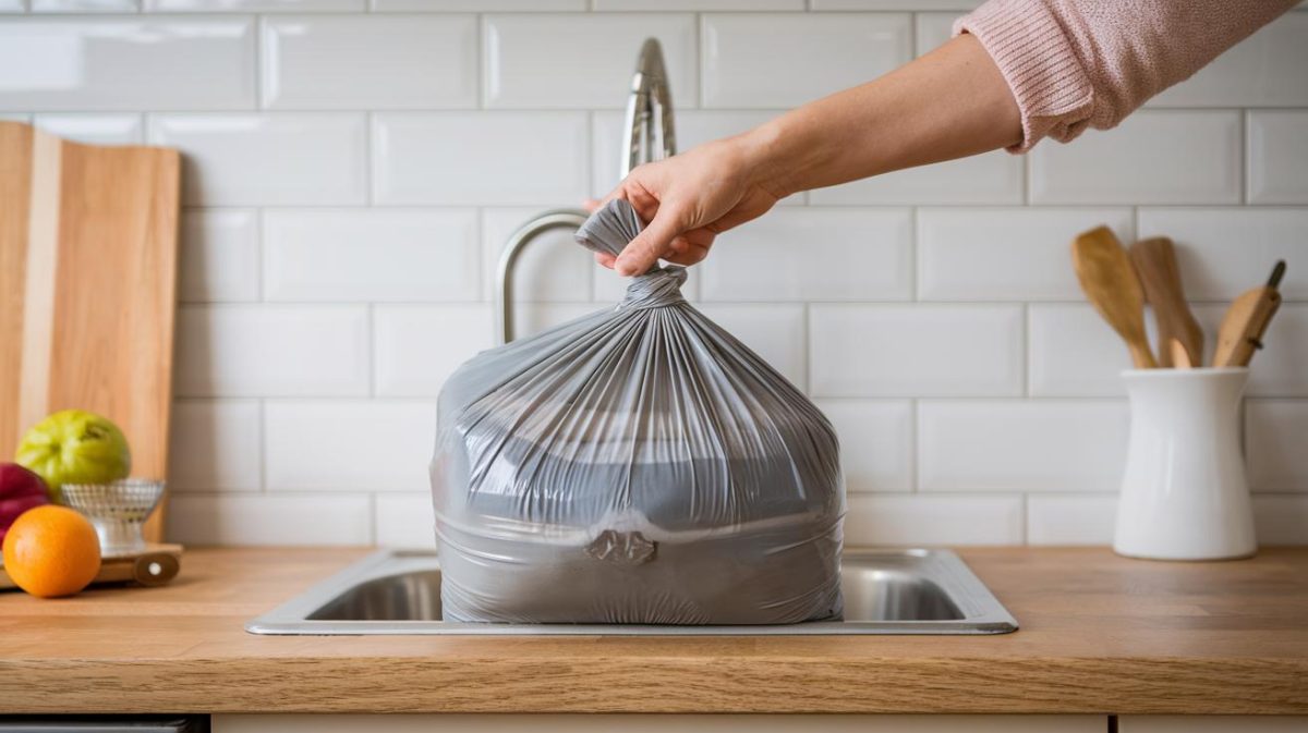 Assurez-vous que votre sac poubelle ne bouge pas avec cette astuce simple
