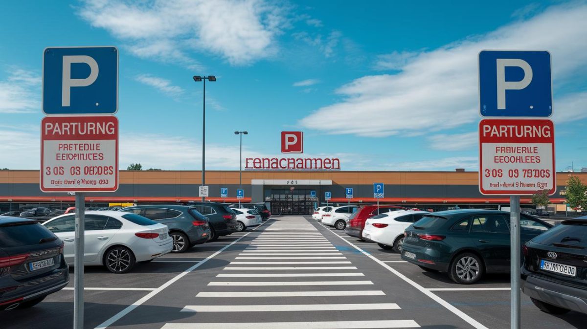 Automobilistes, attention aux règles strictes et aux amendes dans les parkings de supermarchés