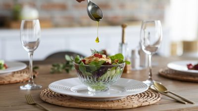 Ces deux ingrédients vont faire de votre vinaigrette la star de la table