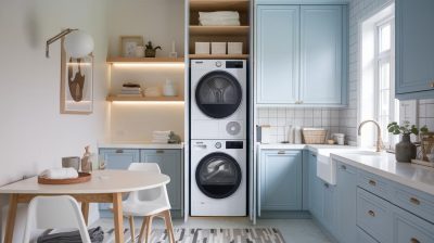 Choisissez un sèche-linge performant avec détecteur d'humidité pour un séchage intelligent et économe
