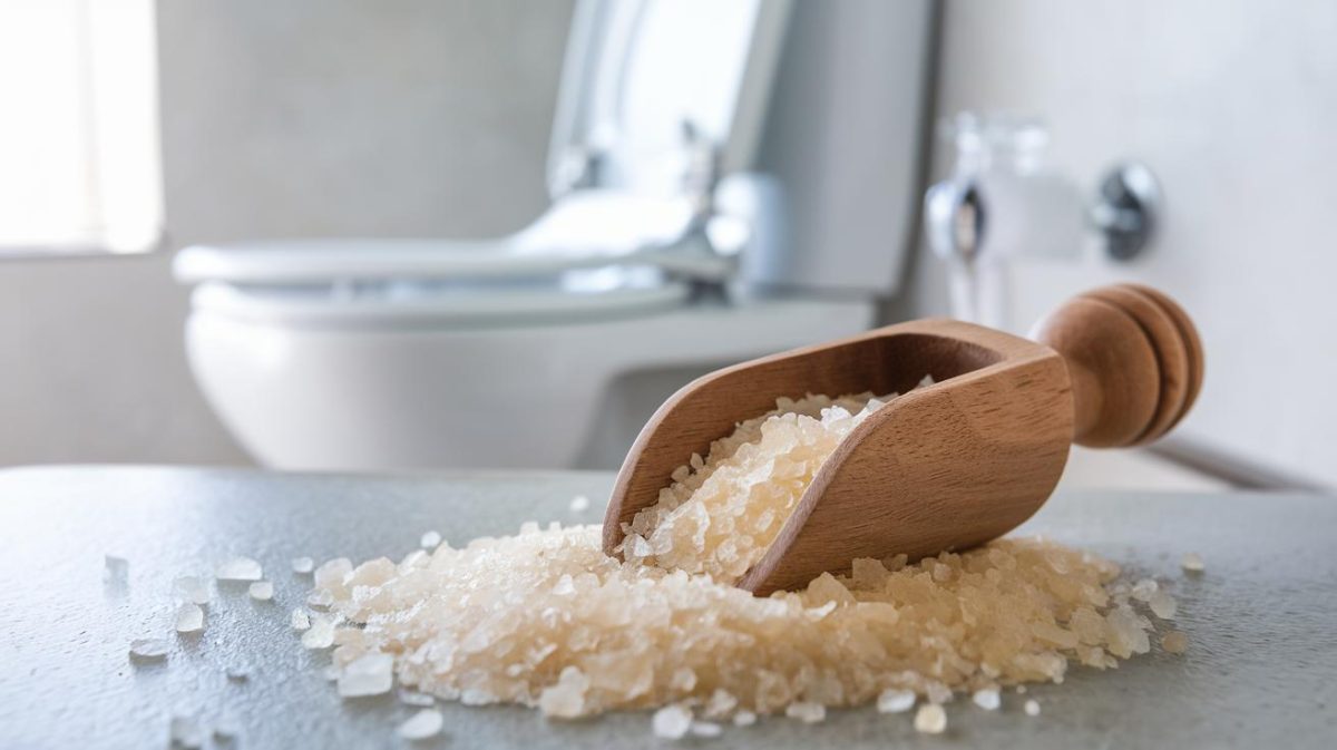 Comment le gros sel peut vous aider à maintenir des toilettes impeccables tous les jours
