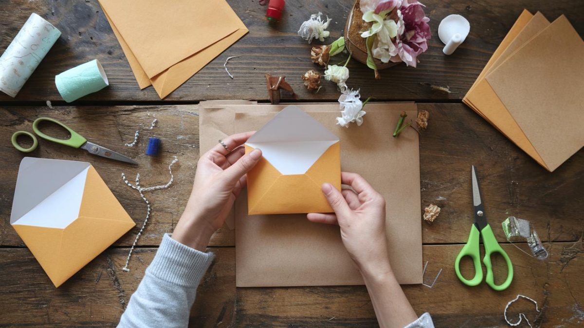 Économisez en créant des enveloppes personnalisées à partir de rouleaux de papier toilette