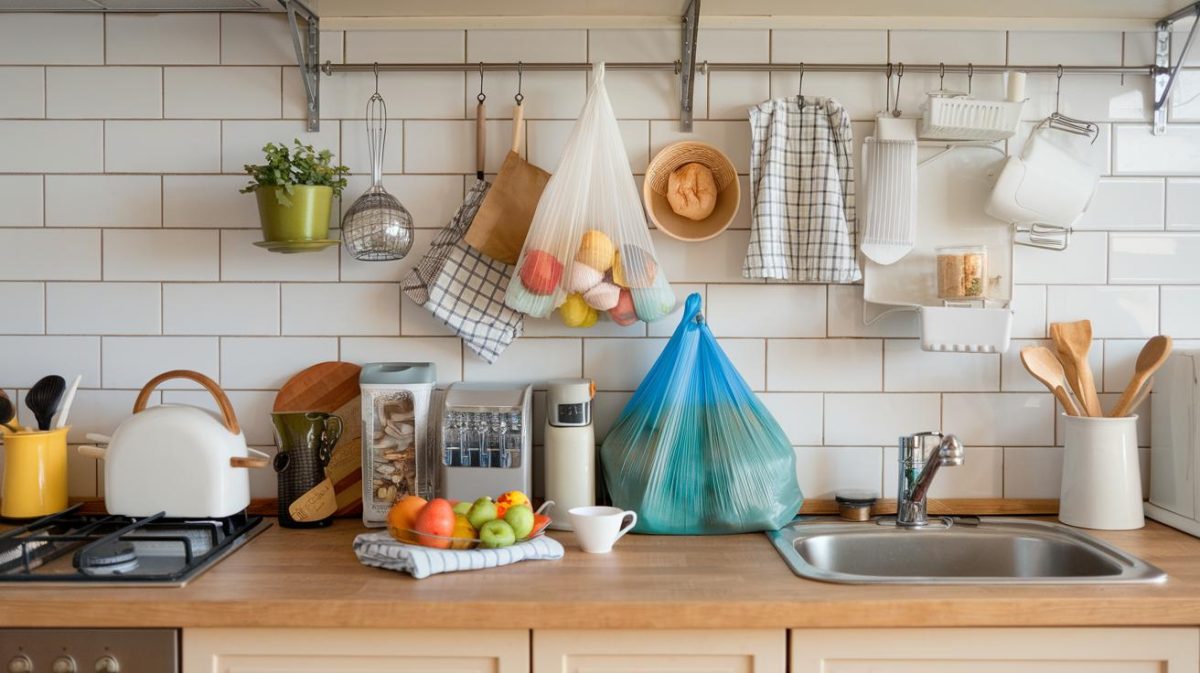 Guide pratique pour utiliser des sacs de supermarché comme sacs-poubelle sans dépenser plus