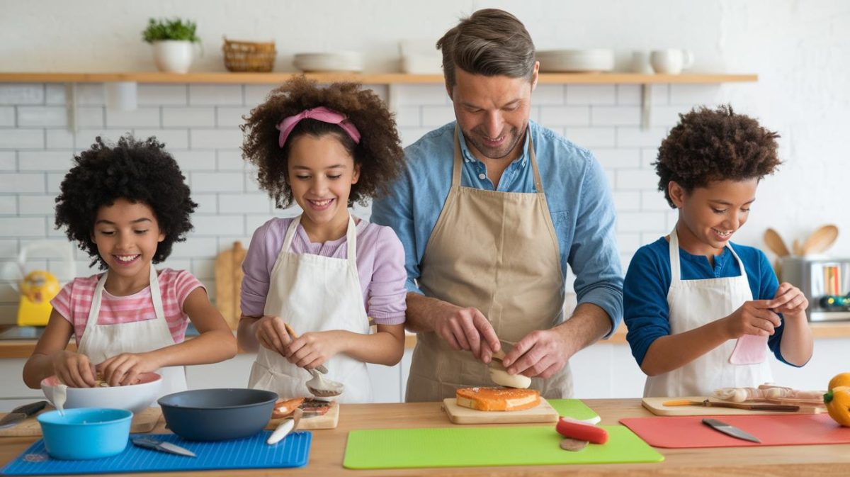 La cuisine pour les enfants : dix conseils pour un environnement sûr et engageant