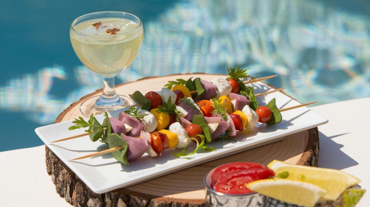Offrez un apéritif estival divin avec ces brochettes légères et irrésistibles