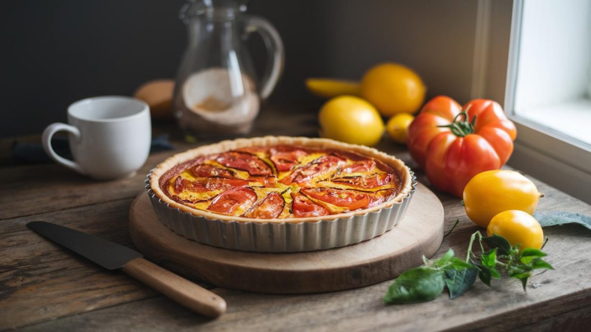 Quiche à la tomate et au chèvre : une recette parfait pour un budget serré