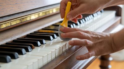 Revitalisez les touches jaunies de votre piano en quelques étapes simples