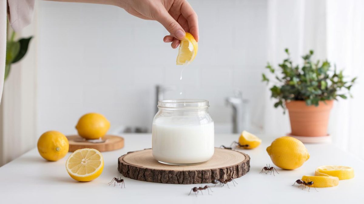 Transformez les pelures de citron en une barrière efficace contre les fourmis à la maison