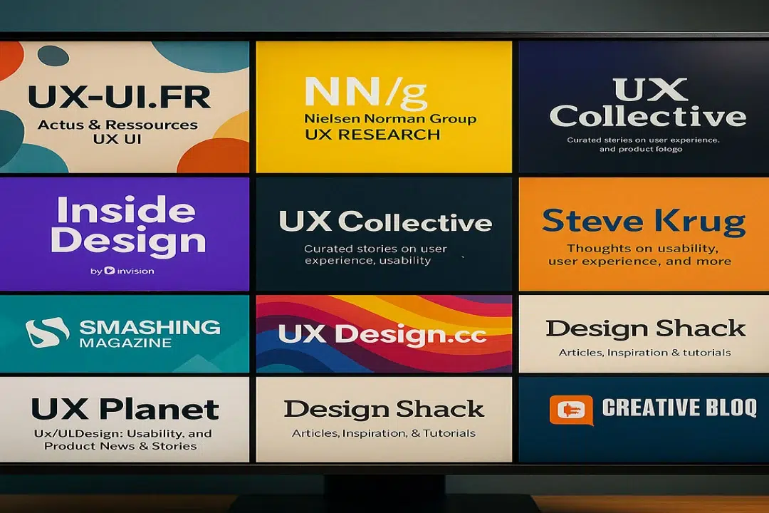 Top 10 des meilleurs blogs et sites sur le design UX UI